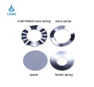 304 Stainless Steel Coin Cell Case Kit, 4-Piece Set (CR2032 / CR2025 / CR2016 / CR2430)