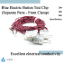Canrd Coin Cell Test Clip Coin Cell Tester Fixture Lead Blue Coin Cell Testing Clamp