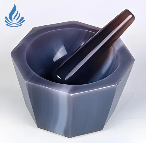 Deep Agate Mortar