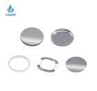 316L Japanese Coin Cell Case – 5-Piece Set with PP Gaskets (O-Ring Separate)