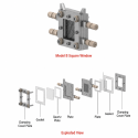 Membrane Electrode Assembly (MEA) Electrolytic Cell with Viewing Window