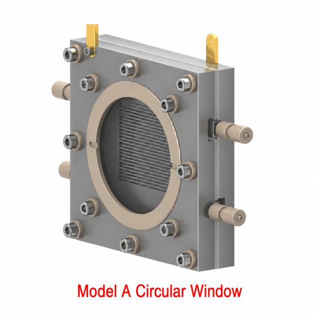 Membrane Electrode Assembly (MEA) Electrolytic Cell with Viewing Window
