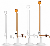 Bang Pattern Micro Burette with Stand