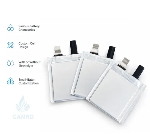 Unfilled Zinc Battery Pouch Cells (Dry Cells)