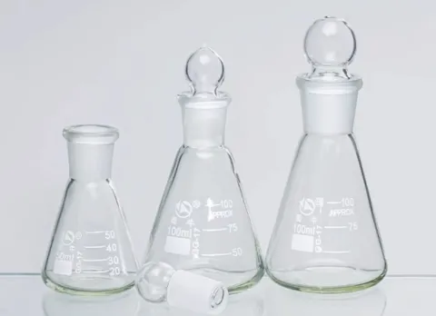 Glass-Stoppered Erlenmeyer Flask (Shuniu)