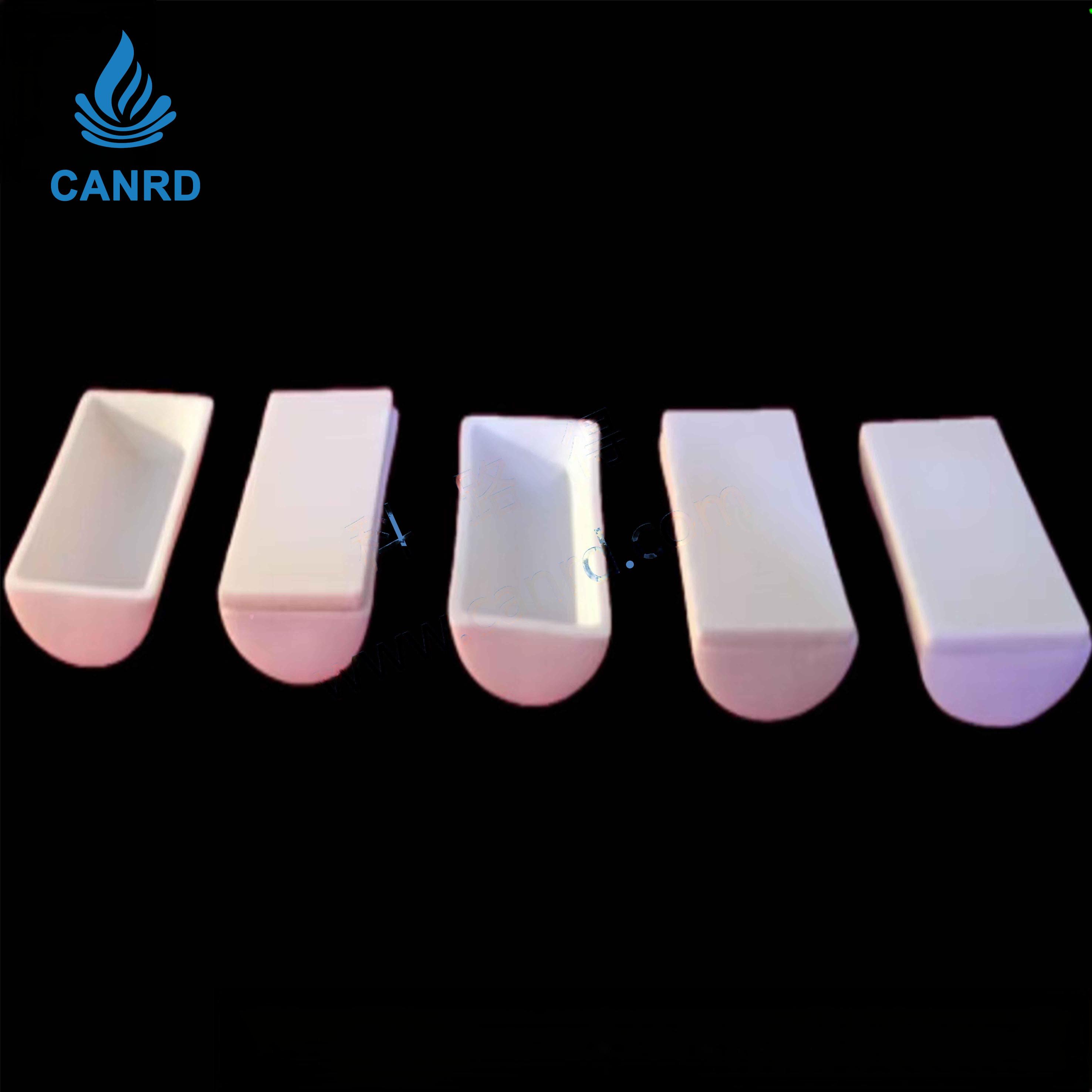 Corundum Boat with Semicircular Bottom