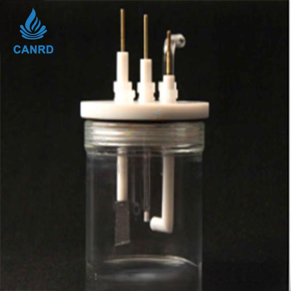 Sealed Electrolytic Cell with Gas Inlet and Outlet Tubes