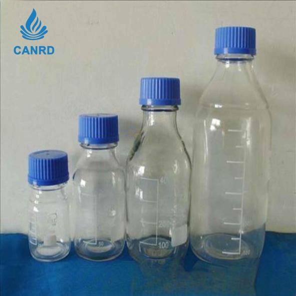 Transparent Blue Cap Bottle