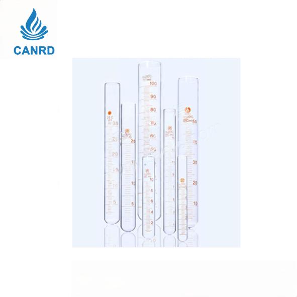 Graduated Round-Bottom Glass Test Tube