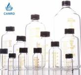 Graduated Screw-Neck Glass Serum Bottle