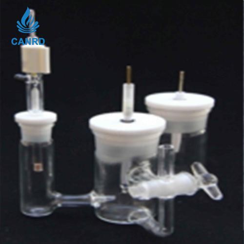 Three-Port H-Type Electrolytic Cell (Conventional / with Three-Way)